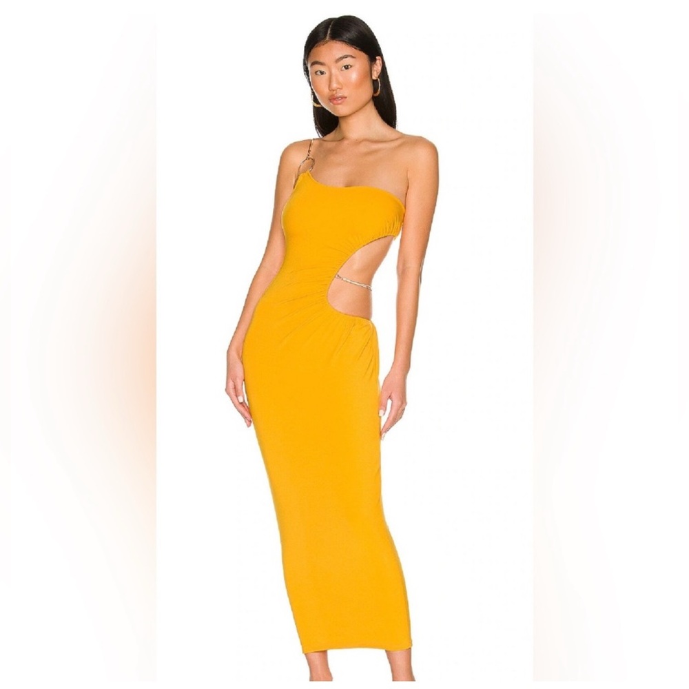 Tangerine Cutout Vacation Maxi Dress | WeWoreWhat | NWT